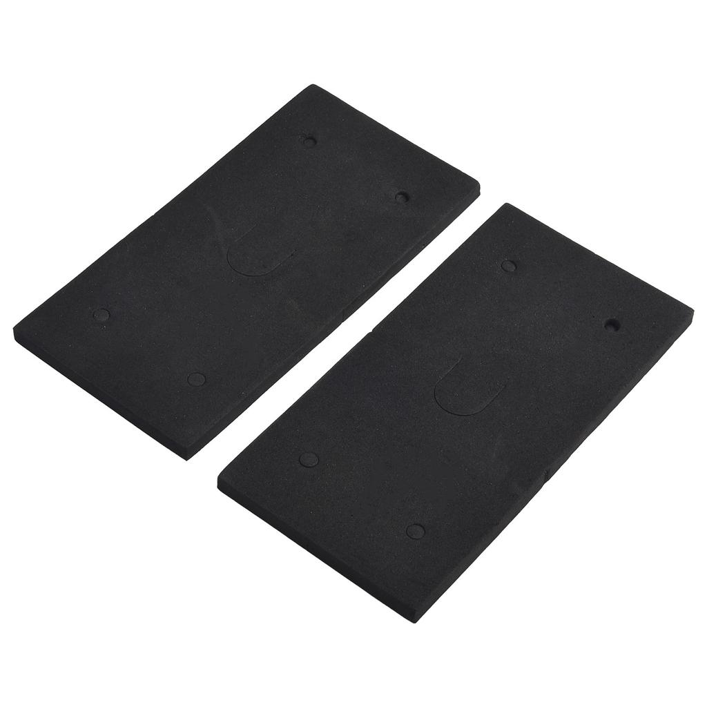 Sander Back Pads Foam 18.5x9.3x0.8cm Black Easy Installation