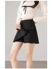 2025 Sweet Bow High-Waisted A-line Slimming Skirt-Pants for Long Legs
