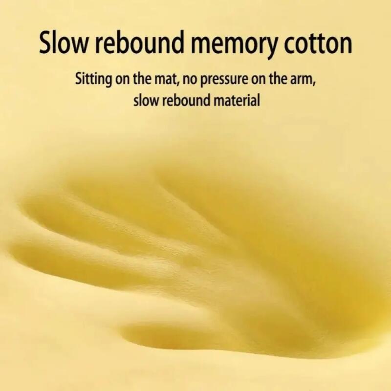 4cm Thick Seat Cushion Ultra Soft Memory Foam Office Chair Pad Breathable Rebound Waist Cushion