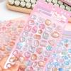 Creative 3D Relief Stickers Cartoon Diy Diary Stationery Stickers Funny  Decor Stickers Cute Aesthetic Stickers Gifts