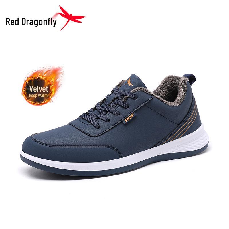 Red Dragonfly Men s 2026 Summer Leather Waterproof Non-slip Casual Sports Shoes