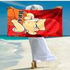 Personalized Customized Proof Beach Towel with Sakuragi Hanamichi Pattern - Soft, Absorbent,quick-drying,perfect Swimming,camping&bathing