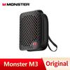Портативна високоякісна колонка Monster M3 Бездротова Стерео Бас Музика Сабвуфер Портативна Петлична Колонка З Вбудованим Мікрофоном Говорити