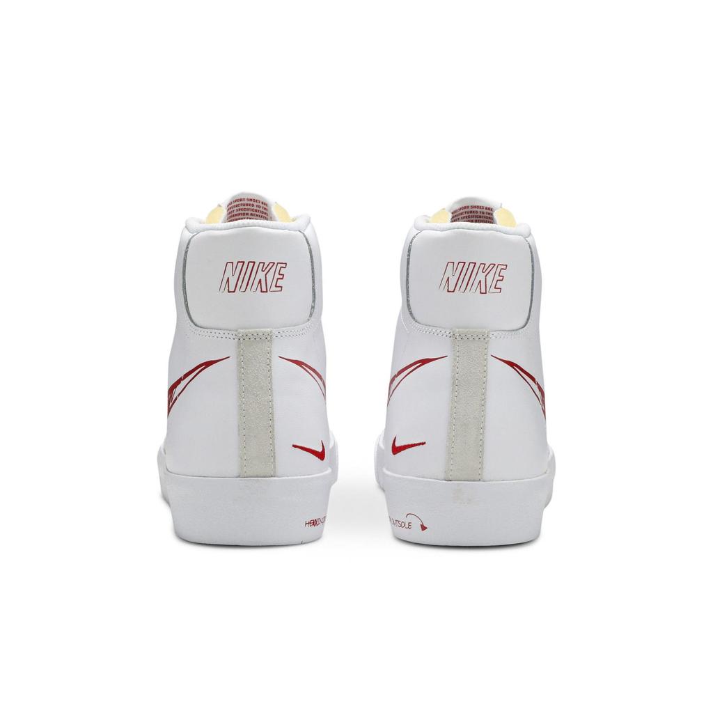 Nike Blazer Mid 77 'Sketch - Red' (Unisex) Skateboard Shoes CW7580 100