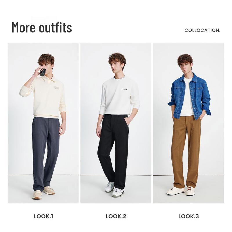 Navigare Men's Barn Style Straight-Leg Cargo Trousers