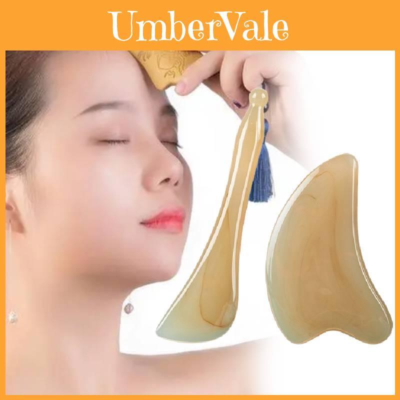 Premium Natural Resin Gua Sha Board For Facial And Neck Massage With Thick Design