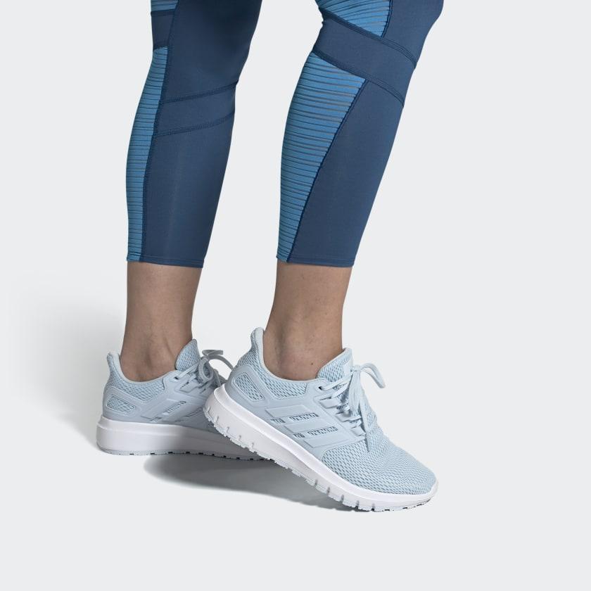 Adidas Ult Fashion Sports Comfortable Fabric Breathable Shock Absorption Low Top Training Running Shoes Women Sneaker Blue FX3640