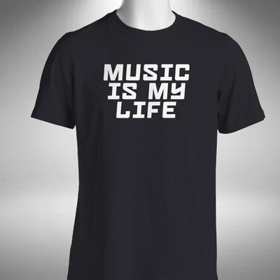 Music Is My Life T-Shirt Dj Clubbing Dance Rave Music House Techno Small To 5XL