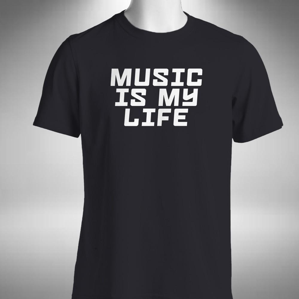 Music Is My Life T-Shirt Dj Clubbing Dance Rave Music House Techno Small To 5XL