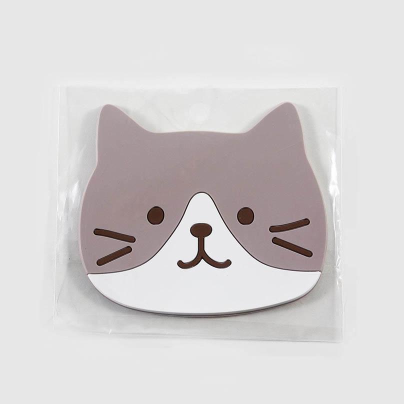 

Милые подставки под чашки с котиками, многоразовые силиконовые подставки под напитки, нескользящие, моющиеся, термостойкие, резиновые подкладки под стеклянные чашки, новинка в подарок