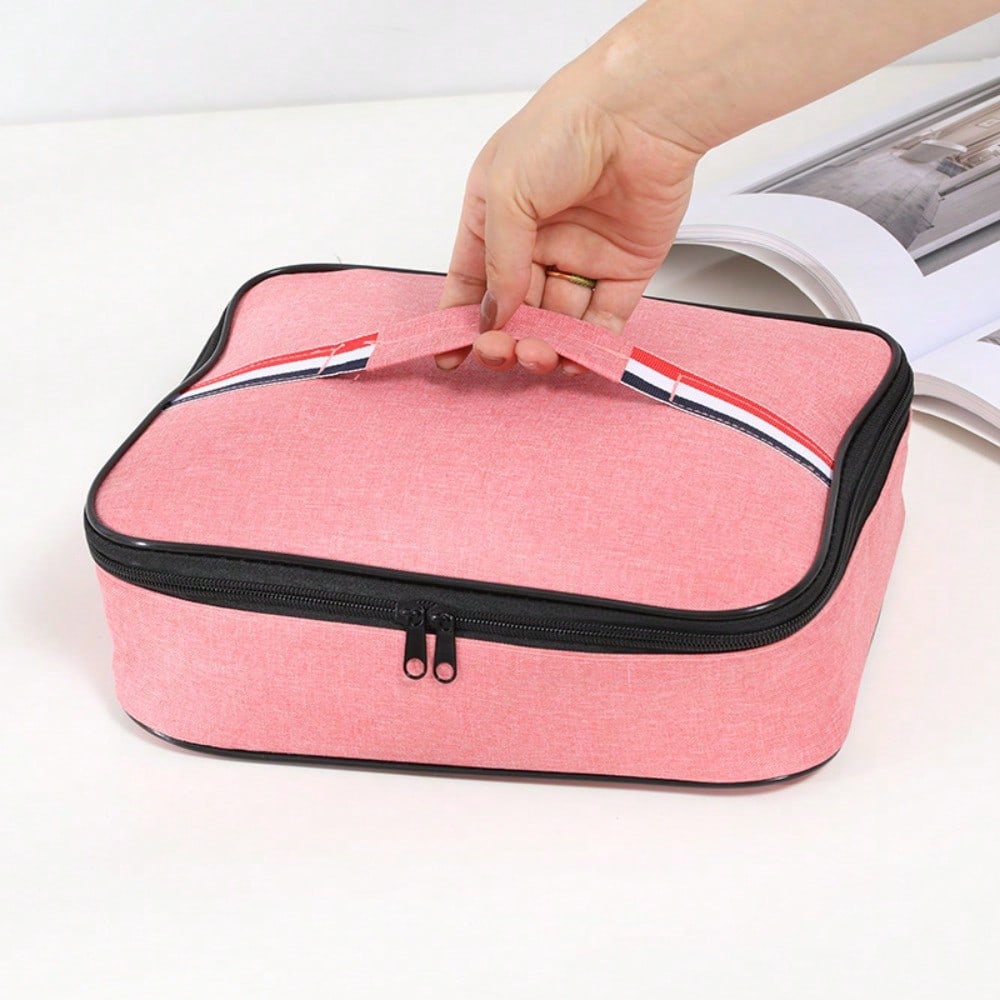 Waterproof thermal insulation bag, handbag, lunch box bag, bento, office workers  thickened with rice bags to go out with thermal insulation bags