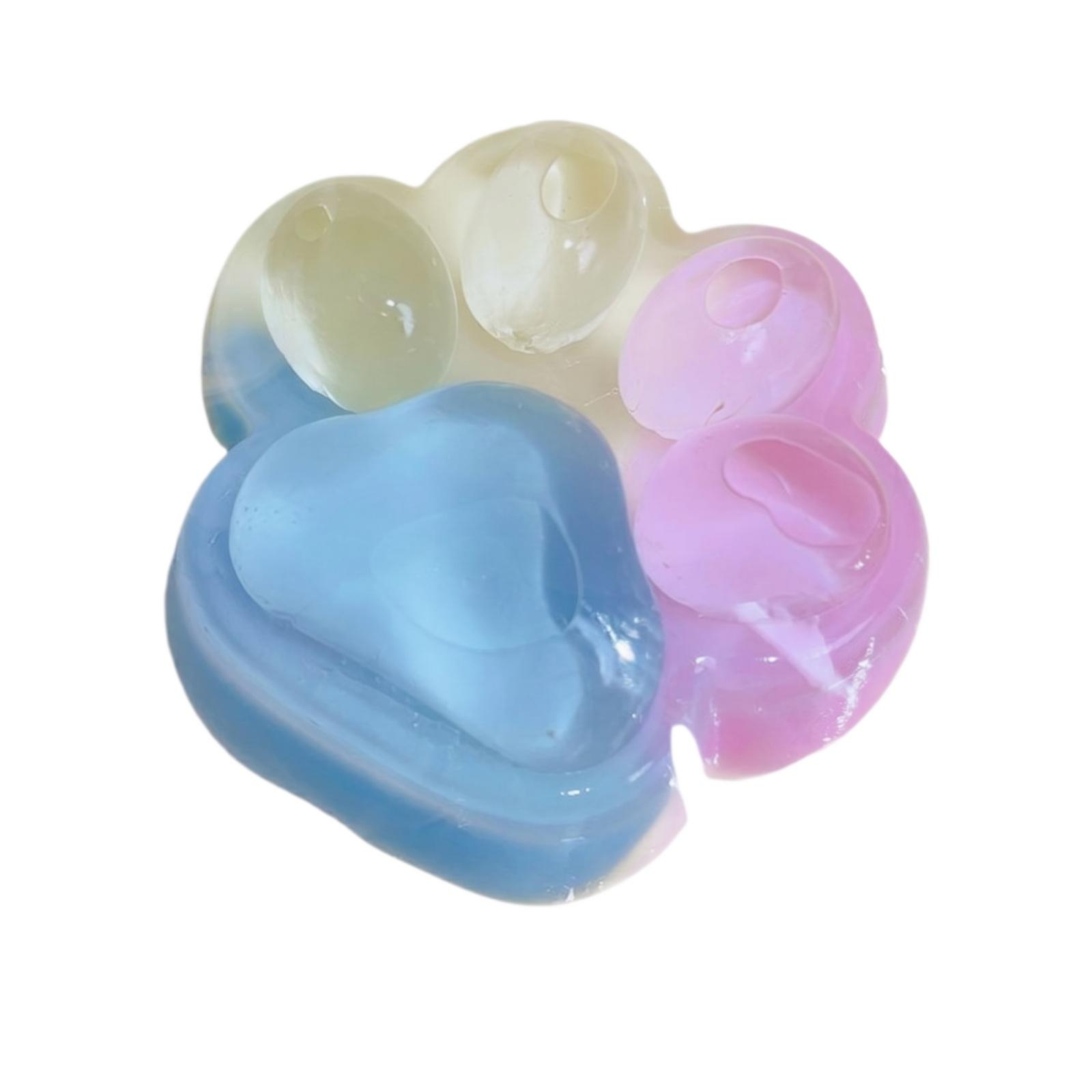 

Flexible Cat Paw Shape Stress Relief Toy for Desk Squeezing and Hand Exercise for Office Home and School Use Gift One Size синій