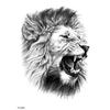 Wash Painting Style Tiger Lion Wolf Tattoo Stickers Animal Body Art Tattoo  Finger Hand Legs