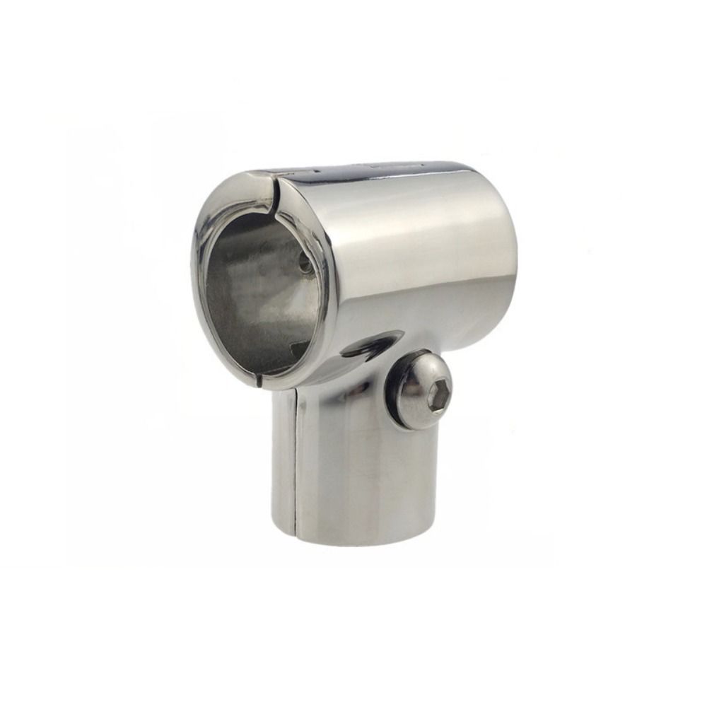 316 Stainless Steel Marine Handrail Fitting 90 Degree Hand Rail Fitting  Yacht Installations
