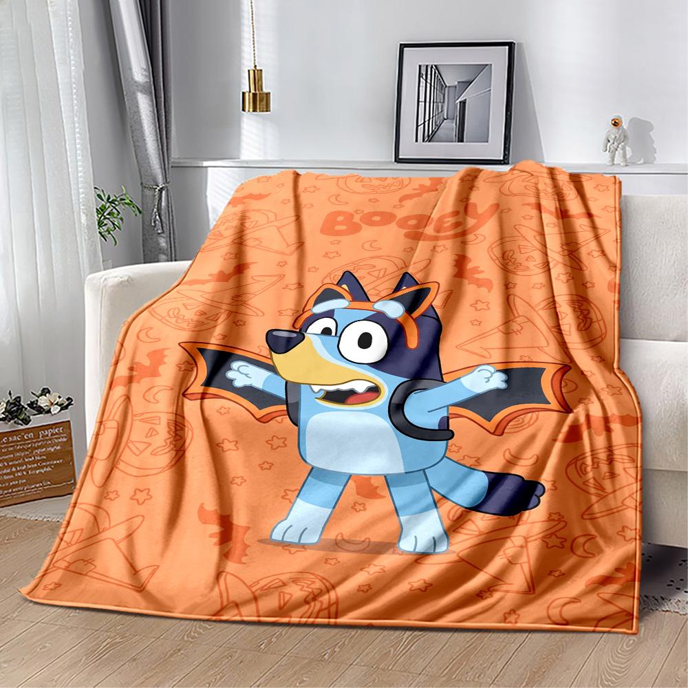 Bluey's Colorful Adventures Blanket Warmthful Decor Suitable for Picnics Seaside Couch All-Season Use Playful Design Gift for Travel Home Birthdays