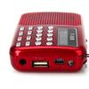Mini Portable Radio Handheld FM Radio Supports USB TF MP3 Music Player Outdoor Indoor Speaker Rechargeable with Cable