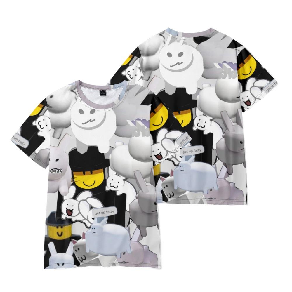 12 Colors Fashion Gubby Cartoon T Shirts for Women Men Summer Clothing Fitness O Neck Man T-shirt Oversized Men T-shirts Tops