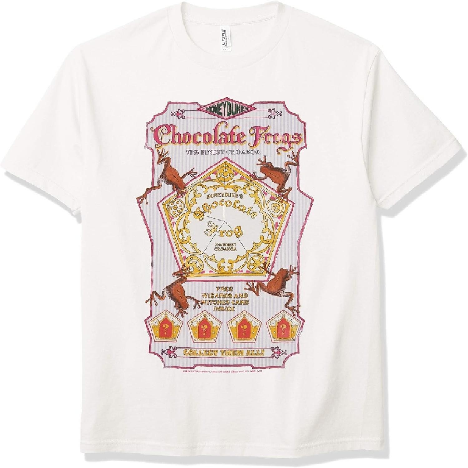 

Harry Potter Men s Chocolate Frogs T-Shirt XXXXXL білий
