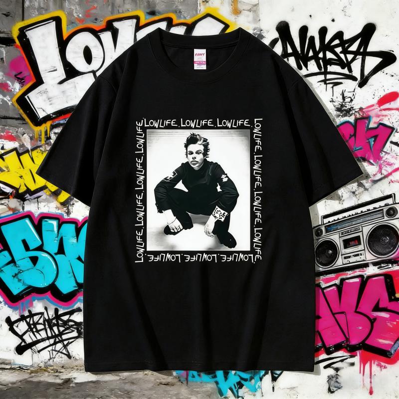 2025 Summer Rocker Yungblud Lowlife Album Unisex Women Fashion Rock Vintage Short Sleeve Ocollar 100 Pure Cotton Printed Tshirt