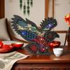 Creative 3D Wooden Carving Handcraft Multi Layer Hollow Animal Decoration Crafts Home Room Interior Decor Statues Ornaments Gift