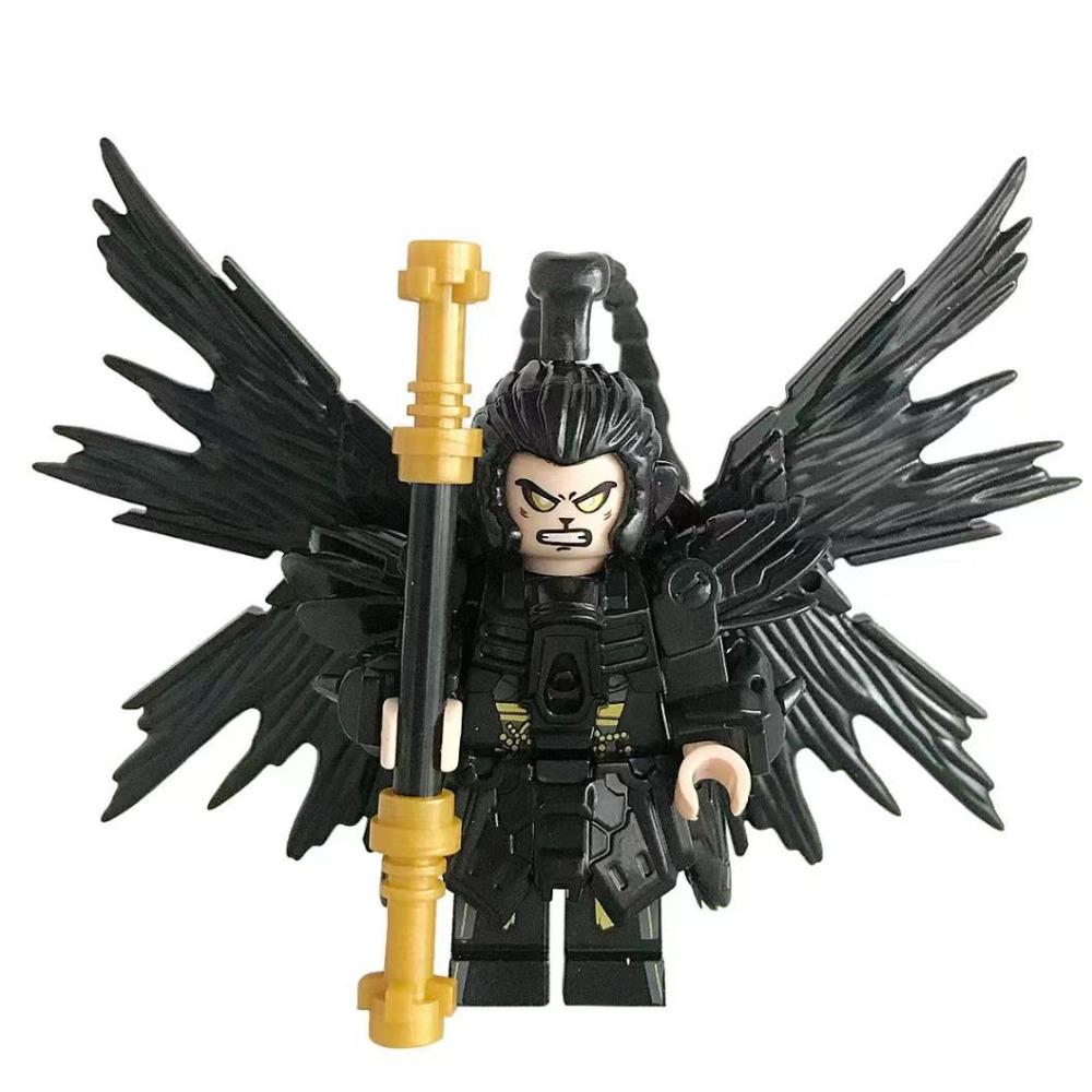 Building Block Doll Westward Journey Wukong Building Block Cool Wings Puzzle Assembly