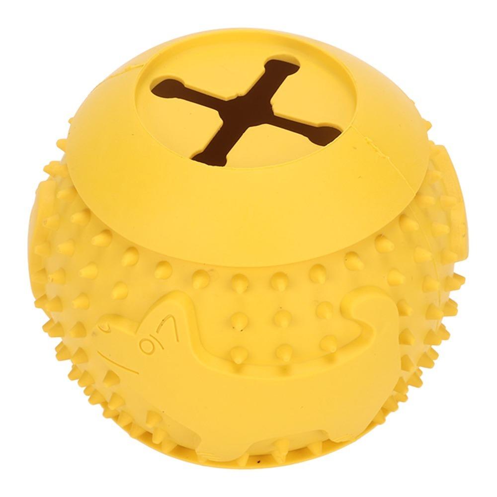 Rubber Dog Chew Toy Bouncy Dog Toy Ball Sound Making Interactive Pet Toy  Interactive Play Dispensing Ball