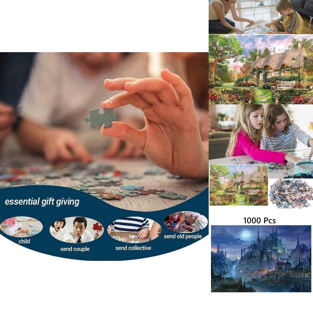 Adult Jigsaw Puzzle 1000 Pieces Paper Material Home Decor Friendship Activity Unique Gift Learning Inspiration