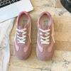 Casual Versatile Sports Shoes Retro Flat Red Board Shoes  New Spring and Summer Breathable Mesh German Training Shoes