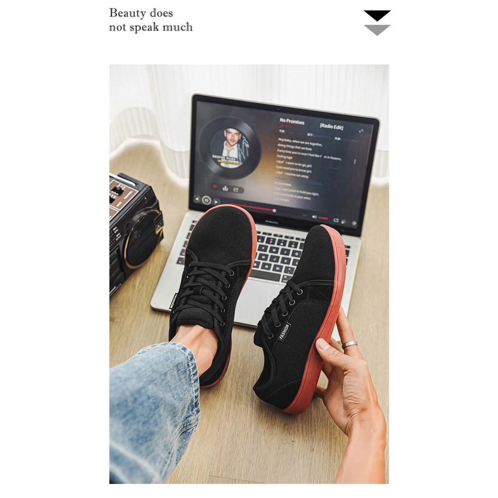 Men's, Lightweight, Athletic Shoes, Breathable Shoes, Lace Up Shoes, Low Cut Shoes, Walking Shoes, Casual Shoes, Round Toe Shoes