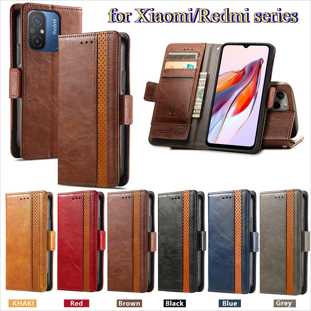 Multifunctional Magnetic Flip Cover Leather Case for Xiaomi/Redmi series.Xiaomi 13 Lite/Poco X5/Redmi Note 12/12C...Where Fashion Meets Function