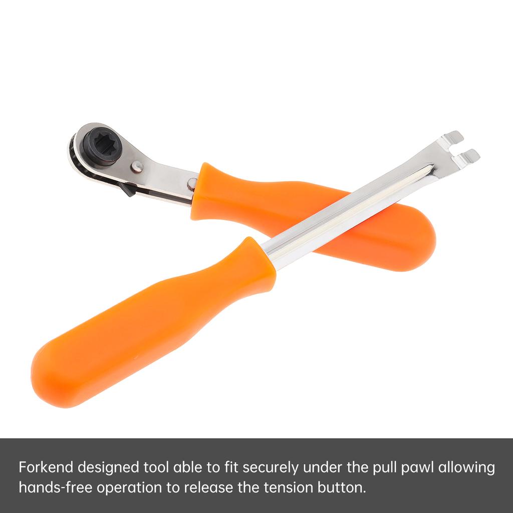 2pcs Automatic Tightening Slack Adjuster Tool 5/16 Inch Ratchet Wrench Brake Kit for Air Brake System Car Truck Trailer