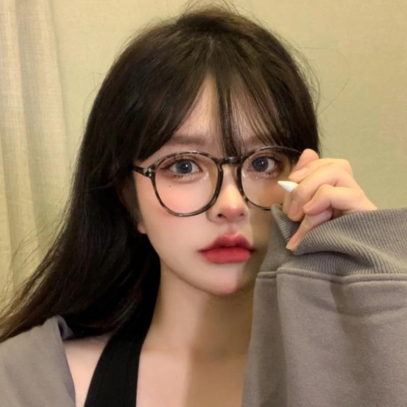 High-quality large frame glasses Myopia Glasses Women Men Nearsighted Eyewear Anti blue light Glasses with Diopters Minus -1.0