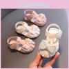 Girl Baby Summer Sandals With Nonslip Sole And Butterfly Bow For Toddler First Steps