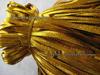 Gold und Silber Flaches Band - Metallicfaden-Kantenbesatz mit dekorativen Zöpfen