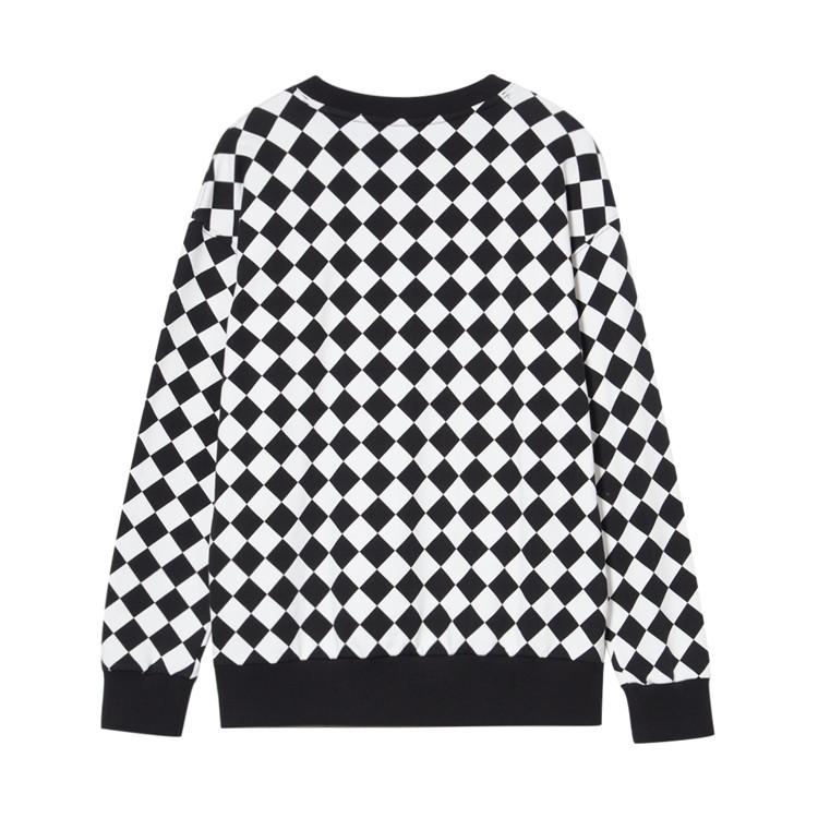 Puma Casual Sports Series Versatile Crew Neck Pullover Comfortable Sweatshirt Men Sweatshirt Black White 621897-01