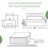 Kondensatpumpe Automatisch HLK Hebeentfernung Ablauf 100L/H Durchfluss mit 500ml Tank für Luftentfeuchter 100‑230V