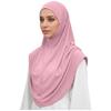 Soft Fabric Pullover Hijab Full Coverage Women Hijab Scarf New Instant Turbans  Daily Wear