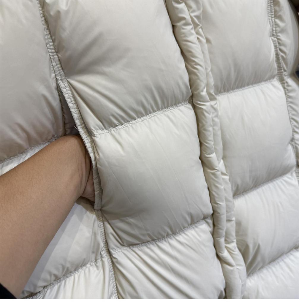 2025 Winter Mid-Length Hooded White Duck Down Jacket - Thick, Loose, Plus Size Puffer Warm Outerwear