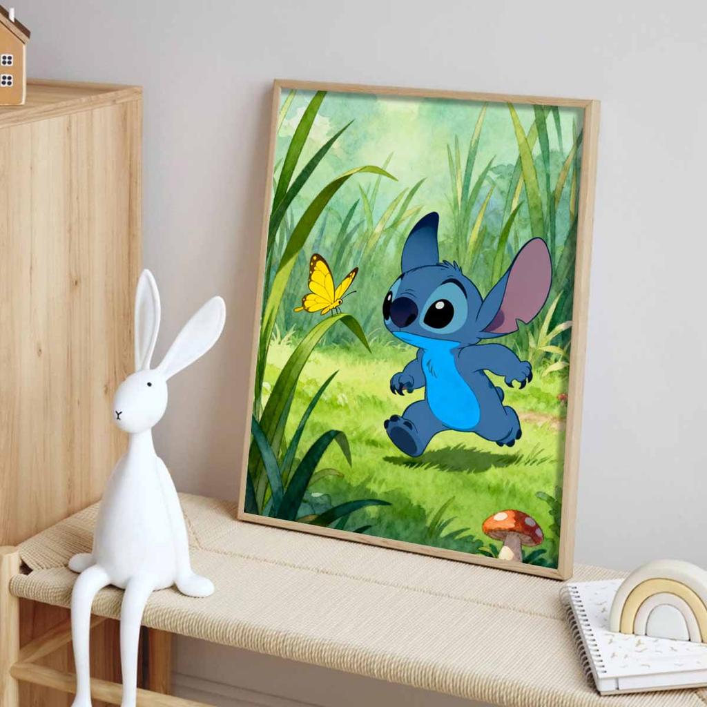 Diamond Painting Set Disney Full Diamond 5D Stitch Butterfly Art Home Decoration Creative Handicrafts