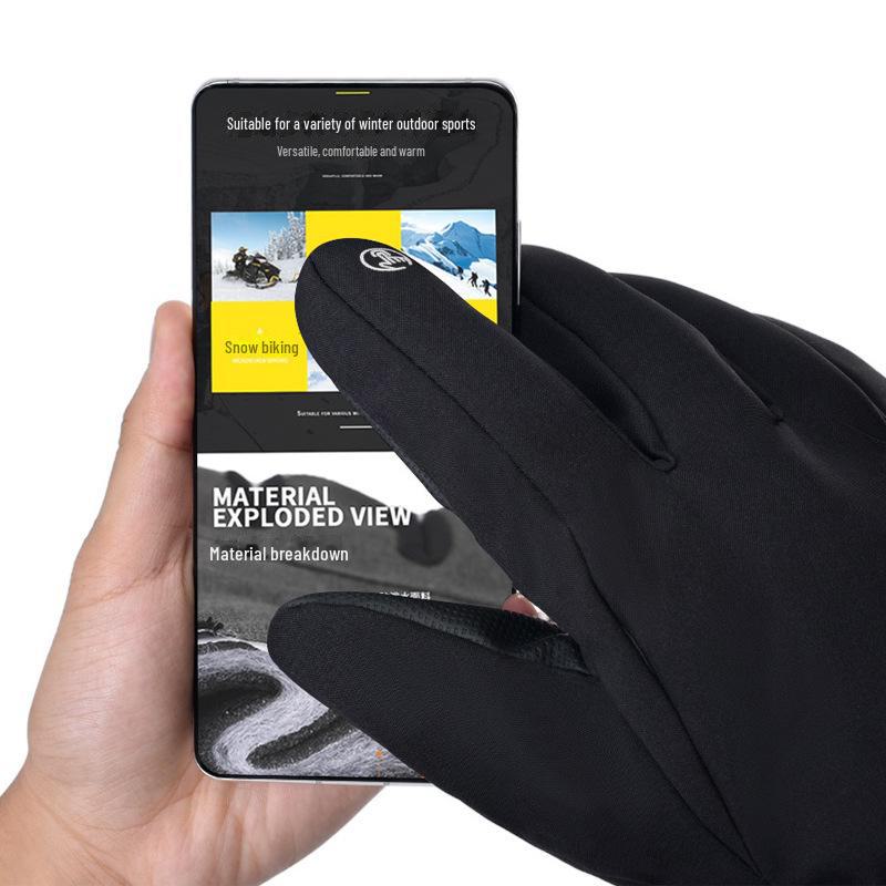 Men's and Women's Windproof Waterproof Winter Ski Gloves with 3M Cotton and Velvet Lining