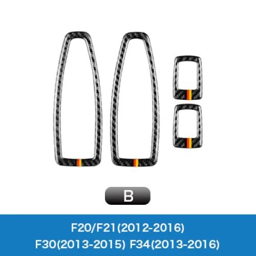Carbon Fiber Window Switch Panel Sticker for BMW F20 F21 F30 F34 LHD RHD Door Control Button Frame Cover