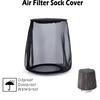 Capa para Filtro de Ar de Carro, Capa para Filtro de Admissão de Ar Frio, Cobertura Protetora contra Poeira, Capa Tipo Meia para Filtro de Admissão de Ar para Harley Touring, Universal para Fluxo de Ar Alto