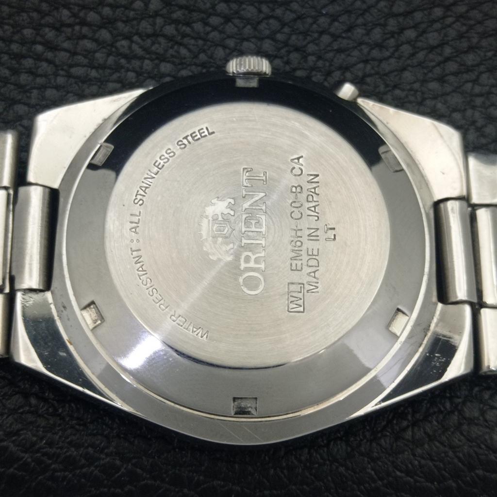 GENUINE VINTAGE ORIENT AUTOMATIC 46943 JAPAN MENS ORIGINAL DIAL WATCH a703483-1 R213c-a703483