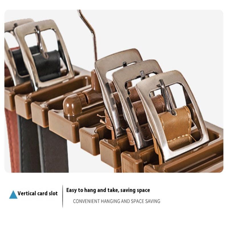 Tie Belt Hanger Wardrobe Belt Rotating Organizer Rack Multifuctional Scarf Hanger Home Closet Storage Holder Accessories