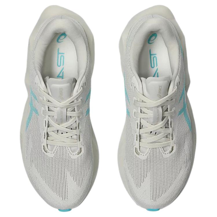 Asics Novablast 6 Scarpe da Corsa Comode Traspiranti Reattive Donna Sneaker Bianco Blu 1012C008-250