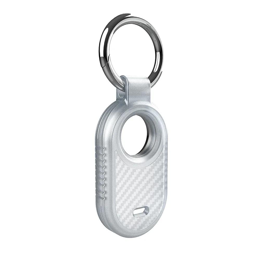 

Новий чохол у стилі карбонового волокна для Samsung Galaxy Smart Tag 2 Локатор Захист від втрати Рюкзак Брелок ТПУ Силіконовий Захисна Задня Кришка прозорий