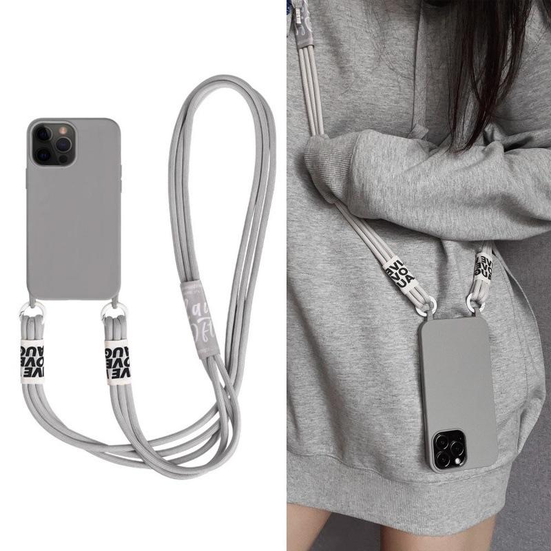 Tpu Crossbody Strap Phone Case For Iphone 15 16 17 Pro Max