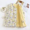 M autumn and winter cotton Chinese vest women's retro vest slim fit, literary and artistic fan vest
