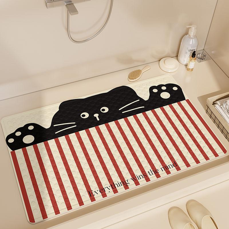 

Bathroom Anti-slip Mat Shower Room for Household Children s Bathing Massage Foot Mat Toilet Suction Cup Anti-fall Free Floor Mat 40*70cm