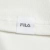 FILA White Fashion Classic Simple Basic Trendy Casual Versatile Comfortable Slim Knit Short Sleeve T-Shirt Women tops Cloud-White F11W623121FWT
